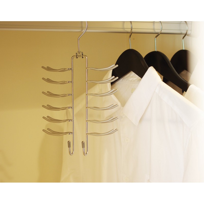 Sawafuji AN-04 Animare Non-Slip Tie Hanger, Silver