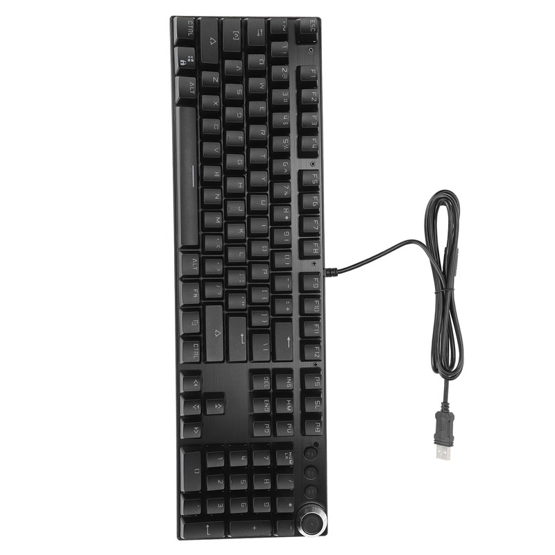 Mechanical Keyboard Wired Gaming Support Backlight Green Axis Keyboard with