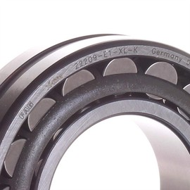 FAG 22209E1K Spherical Roller Bearing, Tapered Bore, Steel Cage, Normal Clearance, Metric, 45mm ID, 85mm OD, 23mm Width