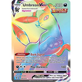Pokémon Umbreon VMAX - 214/203 - Secret Rare - Sword & Shield - Evolving Skies Trading Card