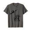 Statua della Libertà con AR15 Black Rifle Maglietta