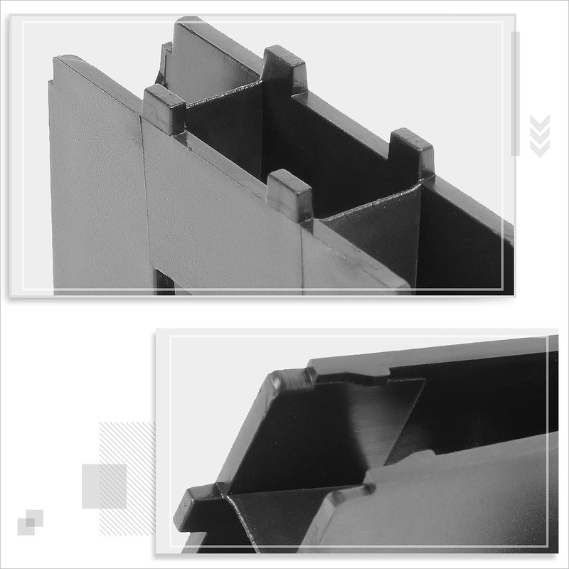 Black Center Console Cup Holder Insert Divider Compatible with 10-14