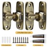 sourcing map 90/180 Degree Barn Door Lock, 2 Set No