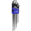 E-Value ELSW09SL Ball Point Hex Wrench Set, Short Head, Semi-Long,
