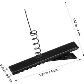 Anneome 100 piezas Clips de Pato con Resorte para Manualidades DIY Accesorios para Cabello Pinzas de Hierro para Estilizar y Crear Diseños Únicos
