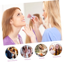 Baluue Powder Brush for Makeup Application Gentle Blusher Brush for Daily Use Smooth Handle and Dense Bristles for Even Coverage for Professional and Everyday Makeup