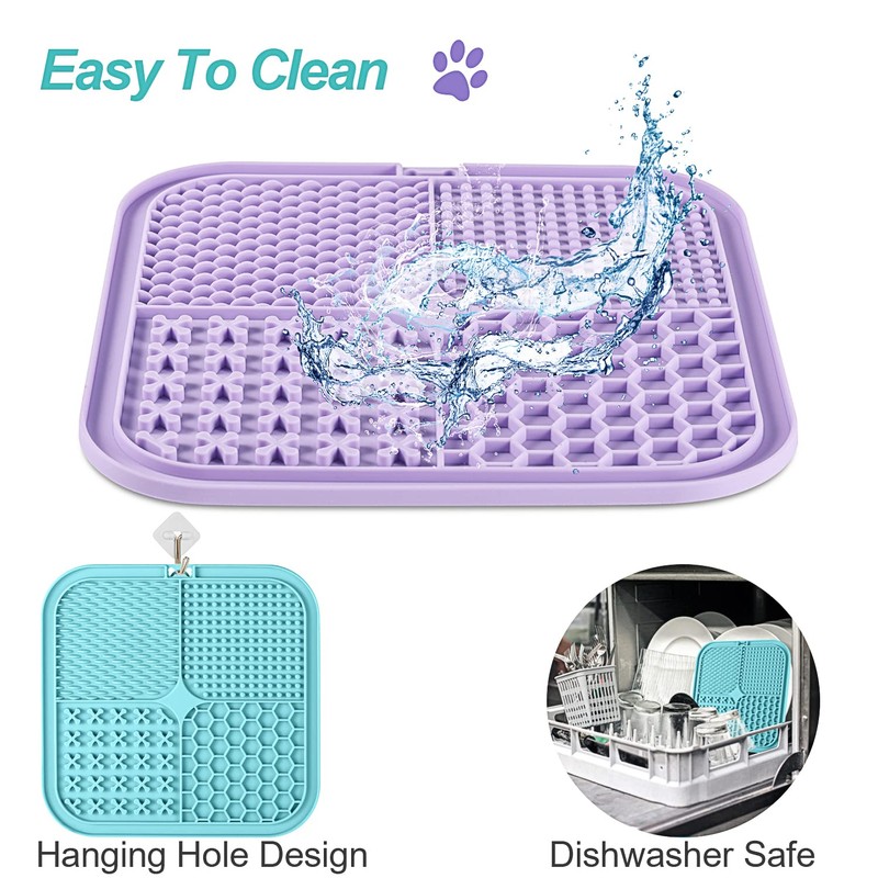 LUKITO Lick Mat for Dogs & Cats 2 Pack with
