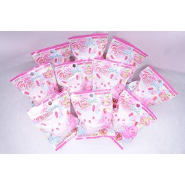 10 Pcs Cartoon Bath Balls Bath Salts with Mascot Bath Bombs for Kids Bunny