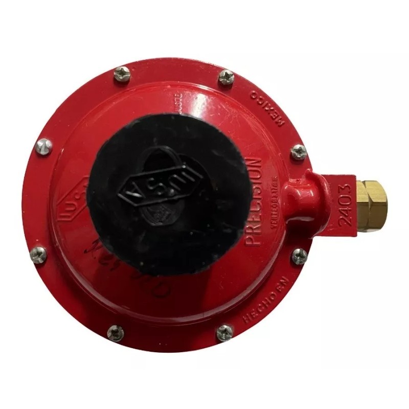 Iusa Regulador Gas Alta Presión Rojo Estacionario