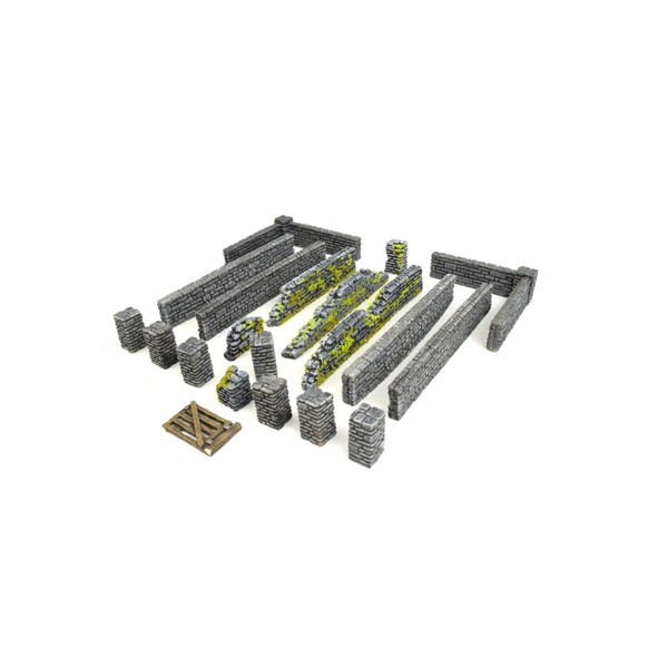War World Gaming World at War Stone Wall and Columns