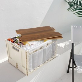Doll organizing storage organizer 63L + top + waterproof pack brown