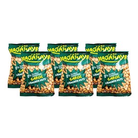 Cracker Nuts (Garlic Flavor) - 5.6oz (Pack of 6) by Nagaraya