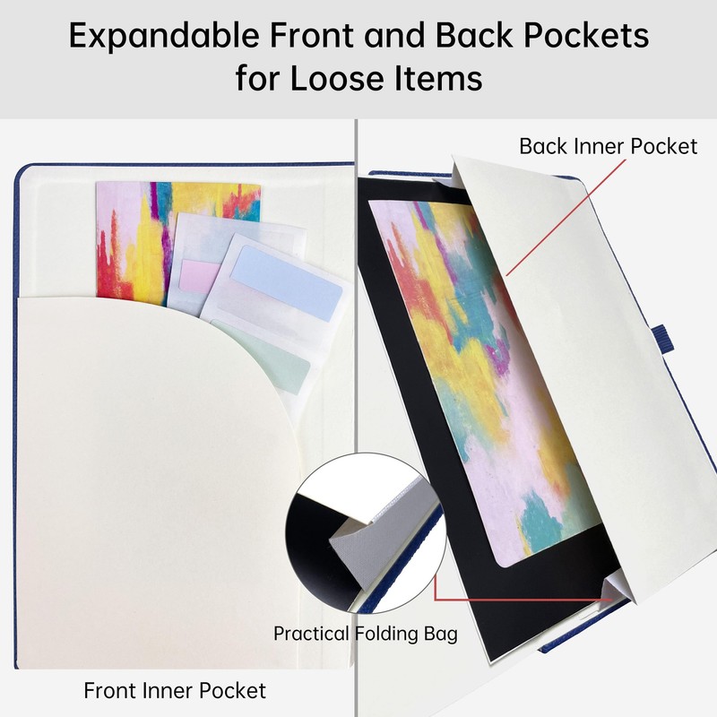 Mlife A5 Dotted Notebook,360 Pages Thickened Journal Notebooks,Premium 100g/M² Ink