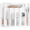Aujen Cutlery Tray for Drawers, Removable, Expandable, Practical Drawer Insert,