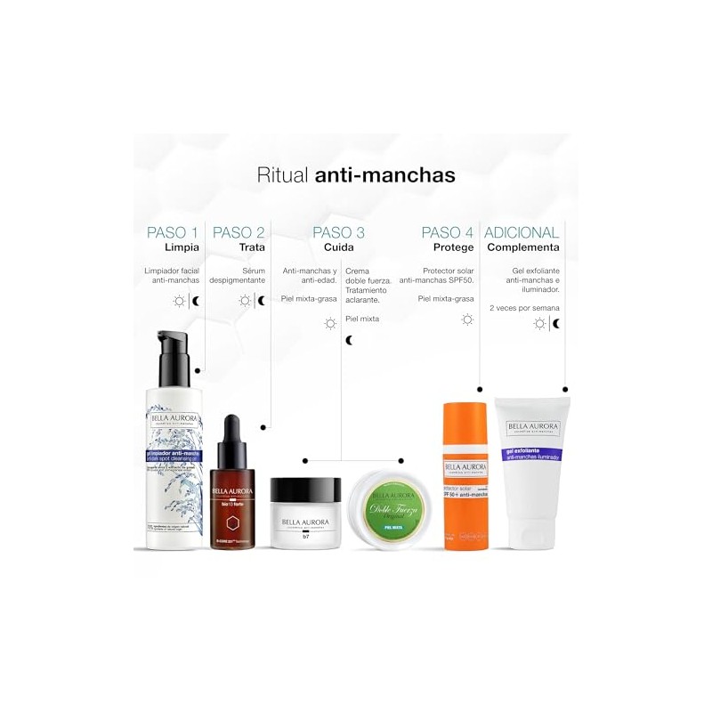 BELLA AURORA BELLA AUROPRA DOBLE FUERZA CREMA ANTI-MANCHAS MATE PIEL