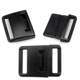 Paracord Planet Disc Release Buckles – Plastic Safety Breakaway Buckles for Neck Straps, Lanyards and More! (3/4", 50 Pack)