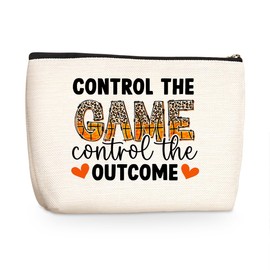 Wenboco Basketball Gifts Makeup Bag Basketball Stuff Accessories for Girls Basketball Sports Lover Players Women Friends Christmas Graduation Cosmetic Bag Basketball Coach Gifts Basketball Team Gifts