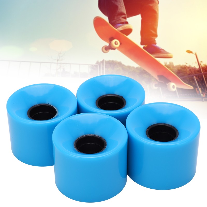 PUENTE 4pcs 60x45mm Skateboard Wheels 78A Longboard Cruiser Wheels Replacement