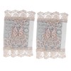 jojofuny 2pcs Refrigerator Handle Gloves Oven Handle Cover Lace Fridge