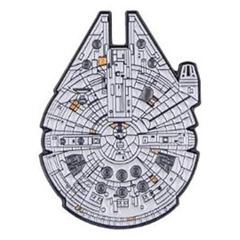 Millenium Falcon Starship Metal Enamel 1.95 Inches Tall Pin