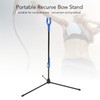 Recurve Bow Stand Adjustable Glass Fiber Rod Archery Bow Holder