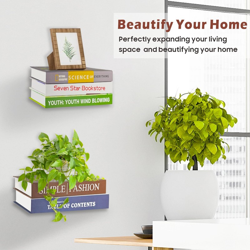 Moco Moment Floating Bookshelf Wall Mounted Bookshelf Invisible Bookshelves Metal