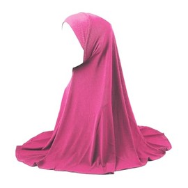 Kellegour Hijab Women's Muslim, Hijab Headscarf for Women, Scarf for Prayer Clothing, Islamic Chiffon Headscarves, for Graduations, Ramadan, Weddings, Engagements, Rose Red, Rose Red