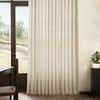 Extra Long Pinch Pleat Linen Curtains 120 Inches Long for