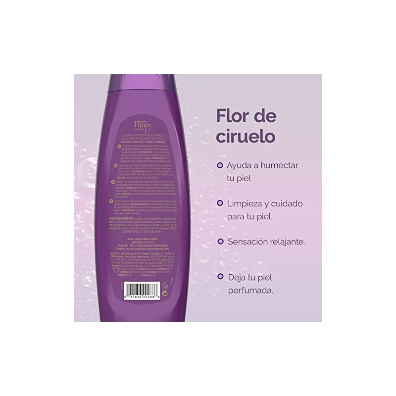 Maja Plum Blossom Flor de Ciruelo, Shower Gel, 400 ml
