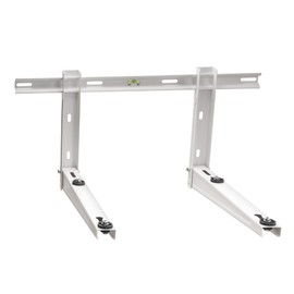 ICOOL Mini Split Wall Mounting Bracket for 9000-36000 BTU Universal Ductless Air Conditioners, Heat Pumps, Compressors & HVAC Systems, Outdoor Heavy Duty Foldable Wall Mount Condenser Bracket