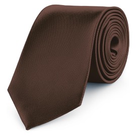 Ladeheid Men's Wide Tie KP-8 (150 cm x 8 cm), Braun24