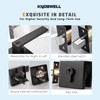 KNOBWELL Heavy Duty Exterior Door Knob with Double Cylinder Deadbolt,