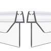 GEZMR 2-Pack Frameless Shower Door Bottom Seal (1/4'' X 39'')
