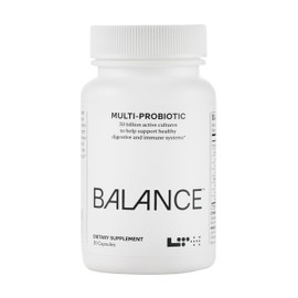 LTH Balance Multi Pro 30B Probiotic - Trusted by Life Time Members - 30 Billion CFUs - Dairy-Free & Shelf-Stable Supplement - Gut & Immune Support - 30 Capsules (30 Servings)