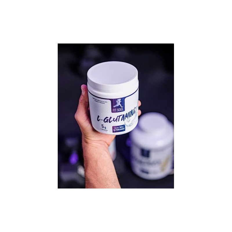 Fit Soul L-Glutamina Suplemento Alimenticio 300 g Fortalecedor