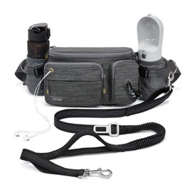 TUDEQU Hand Free Dog Leash with Waist Pack