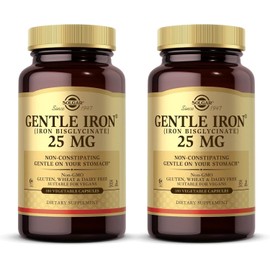 solgar Gentle Iron 180 vegetable capsules EXP:05/26 (2pack)