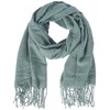 ONLY Onllima Women's Long Frill Scarf CC Scarf, Blue Surf