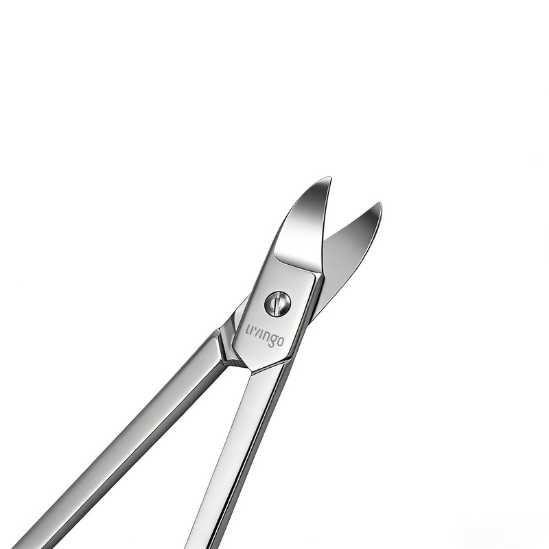 LIVINGO Professional Sharp Toenail Scissors - 4.25" Heavy Duty Small