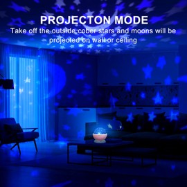 Night Light Projector,Night Light for Kids Room with Remote and Timer,360° Rotation,3 Projection Films,18 Light Modes,8 Lullaby Songs,Kids Night Light,Birthday Christmas Gifts for Boys Girls (pink)