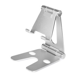Cloudz Adjustable Aluminum Phone and Tablet Stand – Silver
