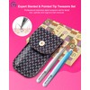 Expert Slant and Point Tip Tweezer Set with Exclusive Leather