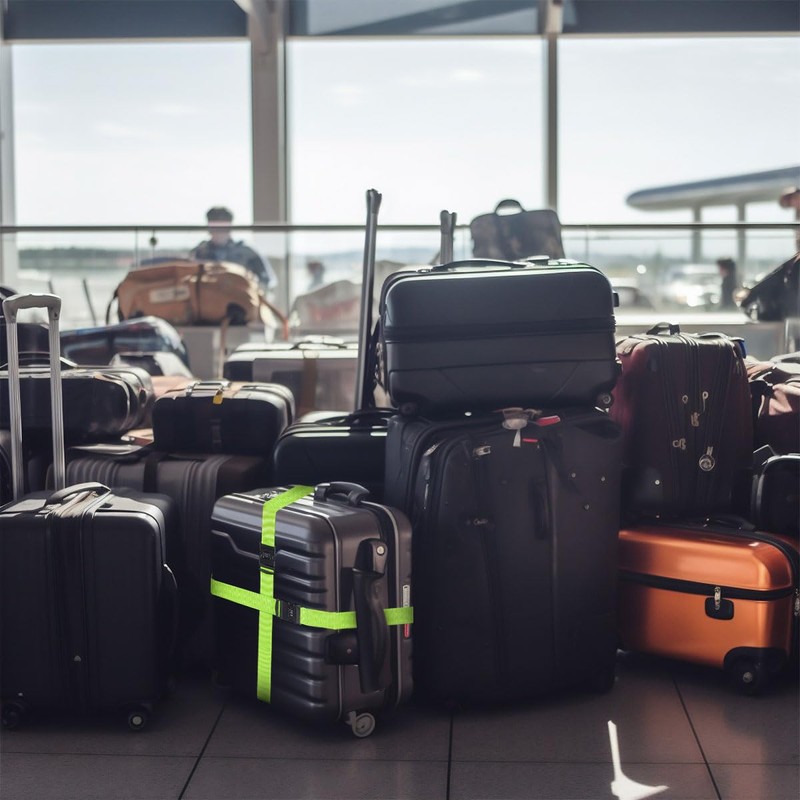 Luggage Strap, 6 Pack Luggage Straps for Suitcases, Suitcase Strap,Luggage