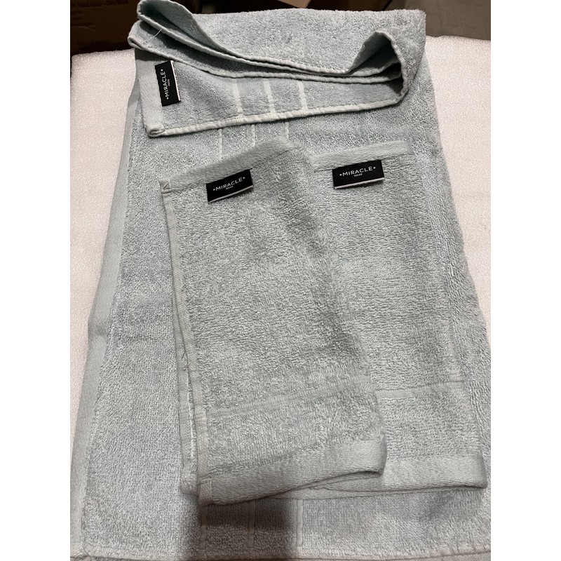 Miracle BathTowels 3-Piece Sky Blue 12*12/27*53