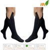 HealthyNees 2 Pairs Set Closed Toe 20-30 mmHg Zipper Compression