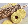 PAISLEY Rolling Pin for Homemade Pastry Rolling Pin with Flowers