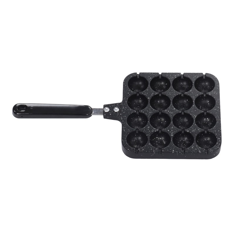 16 Holes Octopus Meatballs Pan Aluminum Alloy Takoyaki Baking Mold