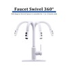 Peppermint Kitchen Sink Faucet Pull Down Matte White Kitchen Faucets