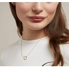 Estella Bartlett Multi CZ Circle Necklace - Gold Plated