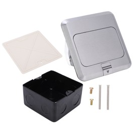 Floor Socket Waterproof Good Sealing Embedded Safe Practical Silver Bounce Floor Socket  16A